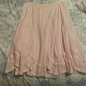 Old Navy Pink Cotton Blend Skirt Size 10